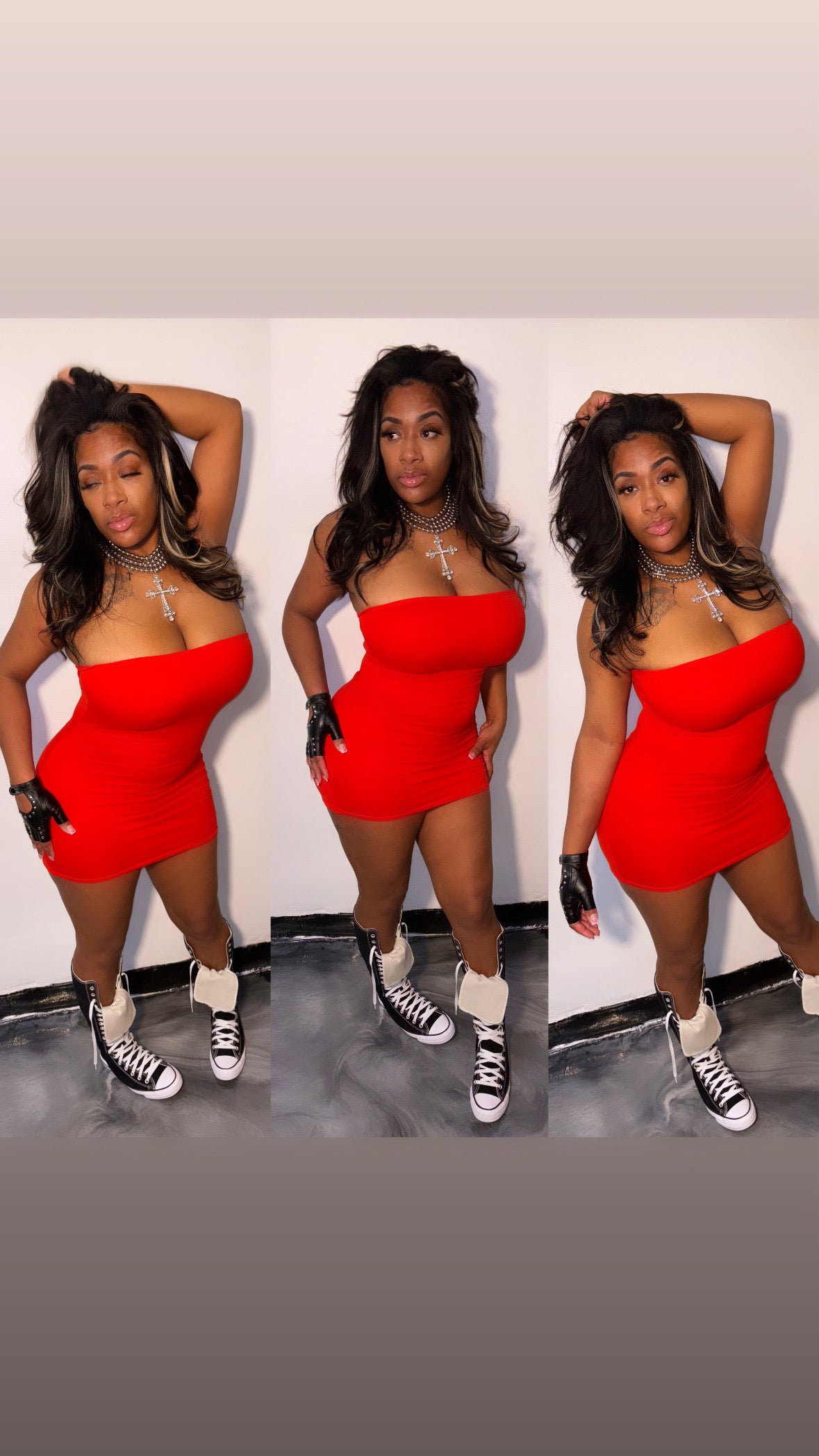“ Malibu “ Tube Dress ( Red)