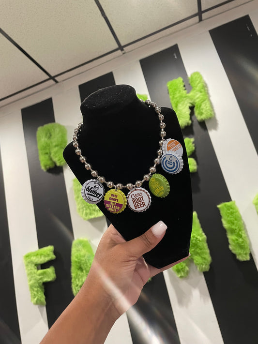 Viral Bottle Cap Necklace