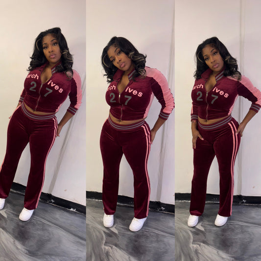 “ Archives “ Set ( Burgundy & Pink)